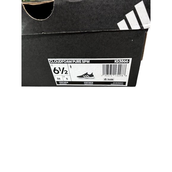 Adidas Womens Cloudfoam Pure SPW Lace-Up Sneakers Size 6.5 - Picture 4 of 13